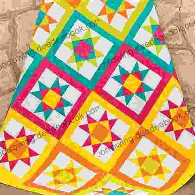 A Beautiful Amish Star Quilt With Vibrant Colors And Intricate Piecing. Quilts Among The Plain People (People S Place Book 4)