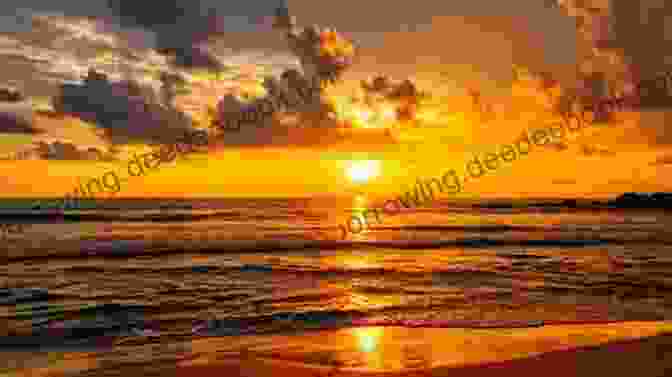 A Breathtaking Sunset Casting A Golden Glow Over The Horizon 20 Beautiful Words In Portuguese: Illustrated Photo E With 20 Of The Most Beautiful And Inspirational Words In Portuguese With Brazilian Pronunciation And English Translation (Portuguese Edition)