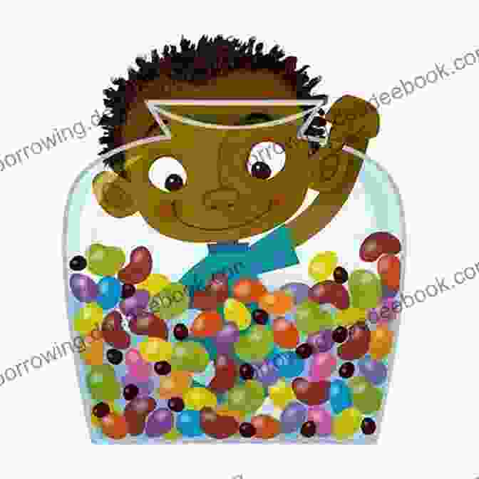 A Child Surrounded By Colorful Jelly Beans And Whimsical Characters In A Magical Land. The Secret In The Jelly Bean Jar: Solving Mysteries Through Science Technology Engineering Art Math (Jesse Steam Mysteries)