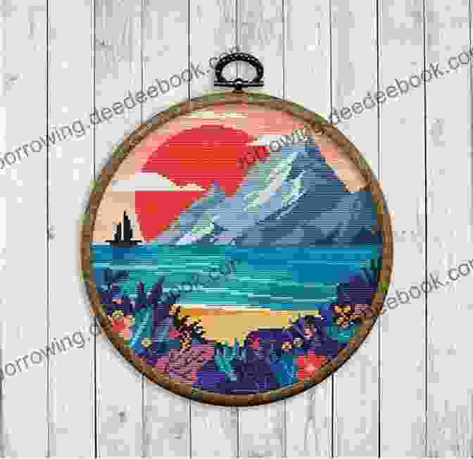 A Cross Stitch Design Of A Landscape 10 Cute Birthday Designs/ Charts To Cross Stitch Yourself: 10 Designs Pefect For Putting Into A Card Or Frame Perfect Cross Stitch For Stitching Designs Yourself