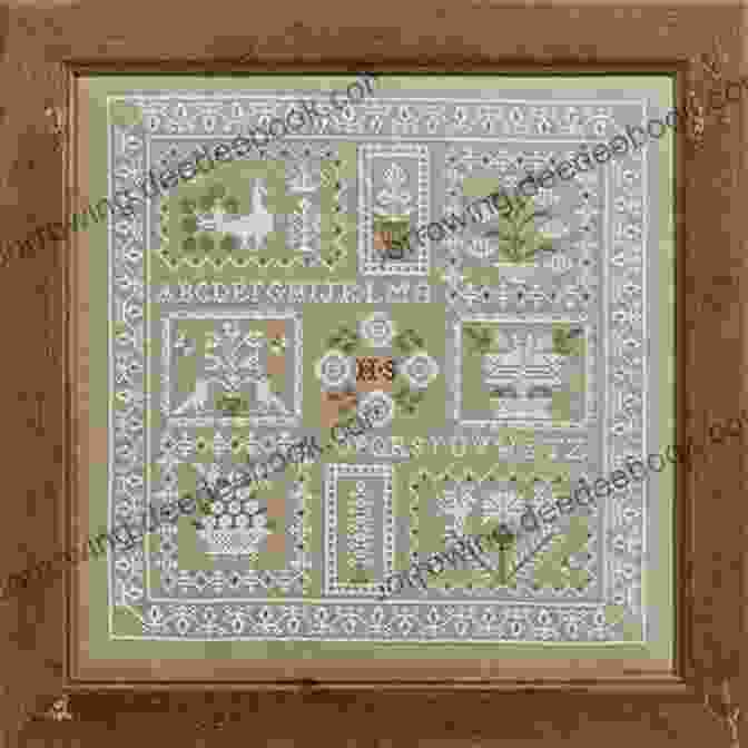 A Cross Stitch Design Of A Personalized Sampler 10 Cute Birthday Designs/ Charts To Cross Stitch Yourself: 10 Designs Pefect For Putting Into A Card Or Frame Perfect Cross Stitch For Stitching Designs Yourself