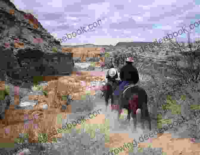 A Lone Cowboy Riding On Horseback Through The Rugged Terrain Of The Texas Panhandle The Good Land (Texas Panhandle 3)