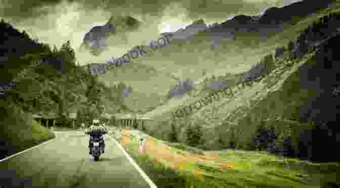 A Motorcycle Rider On A Winding Road In The Alps. My Bikes My Life: True Adventures On Riding Motorcycles