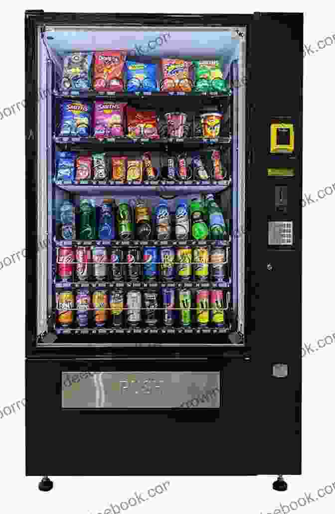 A Person Filling A Vending Machine With Snacks And Drinks Rolling Warehouse Blueprint (Vending For Profit 3)