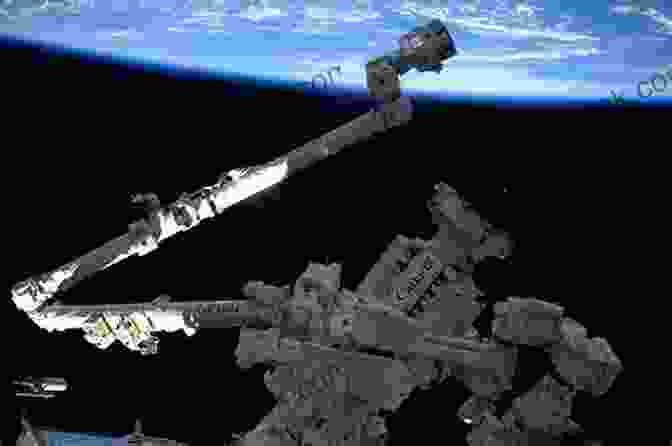 A Robotic Arm, Canadarm2, Reaching Out To Capture A Spacecraft Against The Backdrop Of The Earth The Secret Space Station (Bots 6)