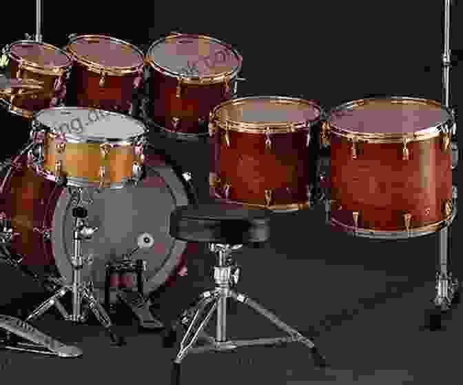 A Set Of Three Tom Toms With Different Sizes And Wooden Shells Drumming In Color: A Colorful Guide To The Drum Set