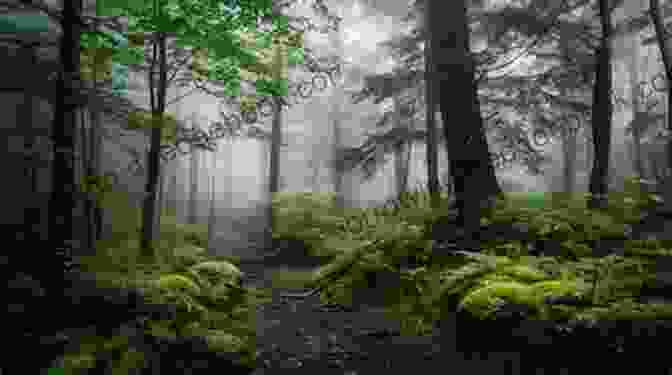 A Verdant Forest Cloaked In An Otherworldly Aura, Symbolizing The Secretive Nature Of Ackerly Green Ackerly Green S Secret Society (The Briar Archive 3)