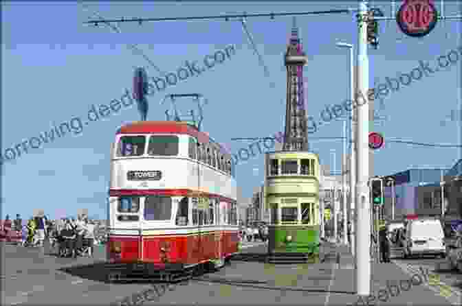 A Vintage Blackpool Tram Gliding Along The Picturesque Promenade Yorkshire And North East Of England (Regional Tramways)