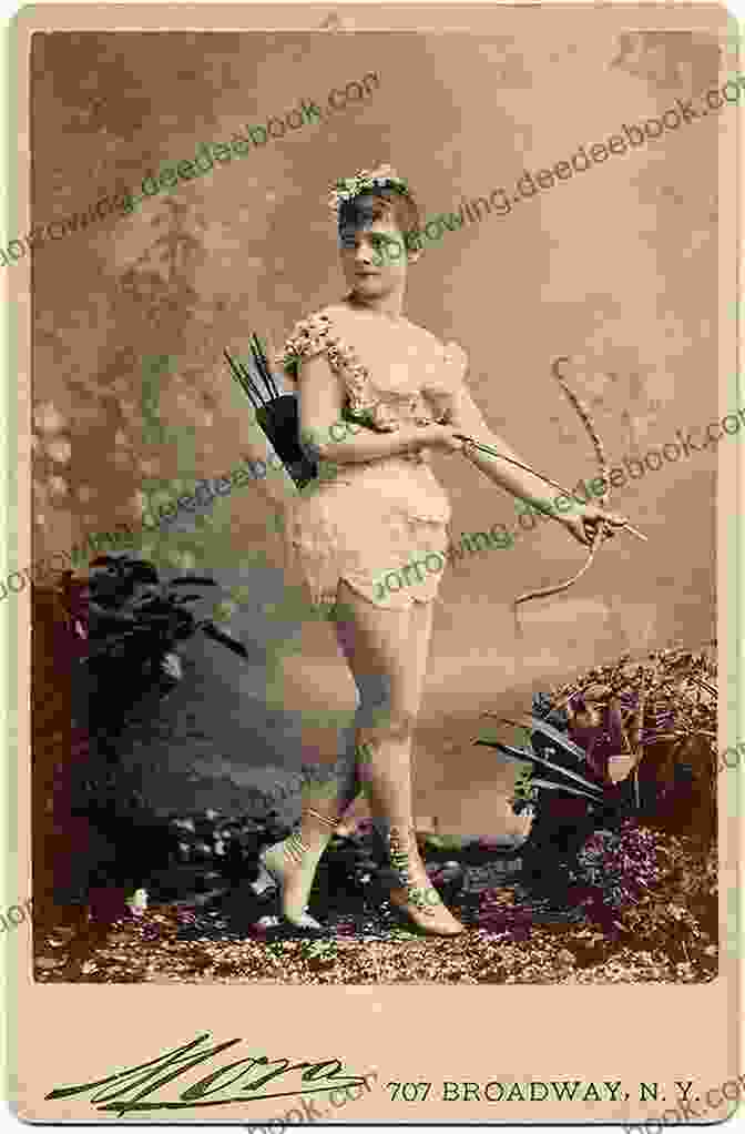 A Vintage Photograph Of Jem Girl Of London, A Victorian Performer Known For Her Extraordinary Strength And Athleticism. Jem A Girl Of London