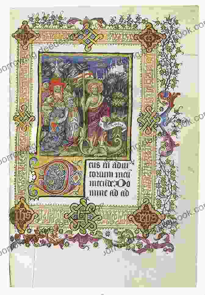 An Illuminated Manuscript Page Depicting A Medieval Saint Jonas Of Bobbio And The Legacy Of Columbanus: Sanctity And Community In The Seventh Century (Oxford Studies In Late Antiquity)
