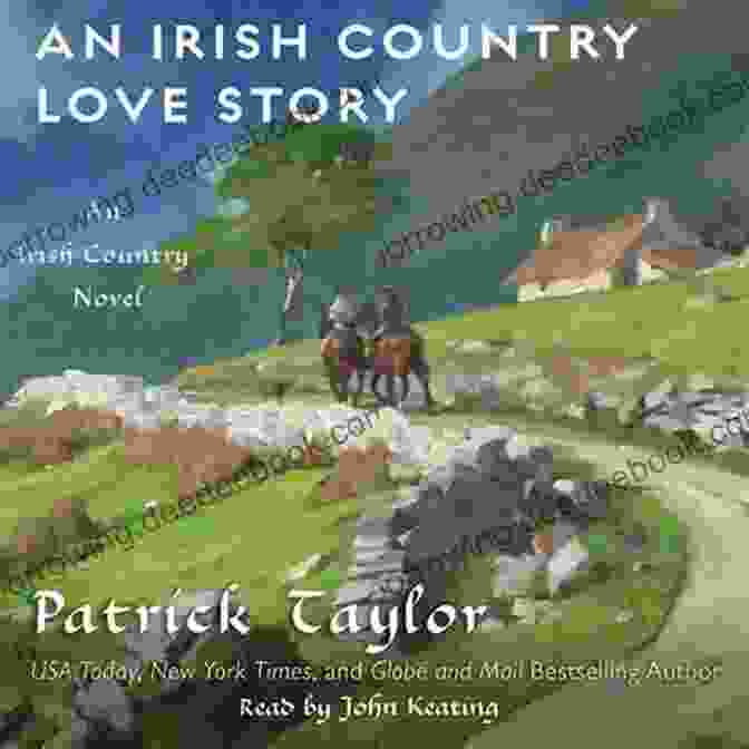 An Irish Country Love Story Book Cover With A Scenic View Of Ireland And A Couple Embracing An Irish Country Love Story: A Novel (Irish Country 11)