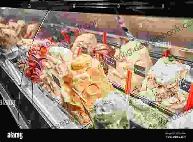 Close Up Of A Vibrant Gelato Counter, Featuring An Assortment Of Colorful Flavors The Tuscan Year: Life And Food In An Italian Valley