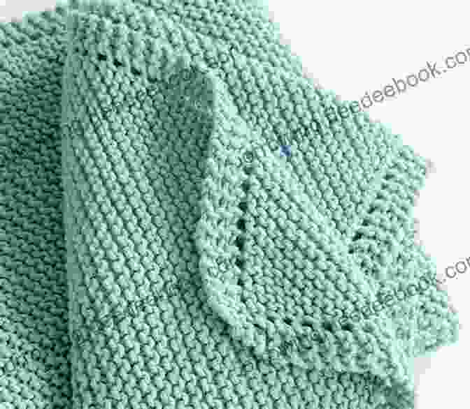 Image Of A Baby Blanket Knitted In A Garter Stitch. Knitting For Baby: 30 Heirloom Projects With Complete How To Knit Instructions