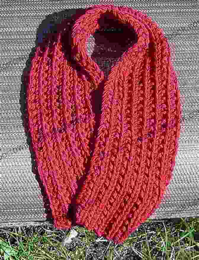 Image Of A Scarf Knitted In A Rib Stitch. Knitting For Baby: 30 Heirloom Projects With Complete How To Knit Instructions