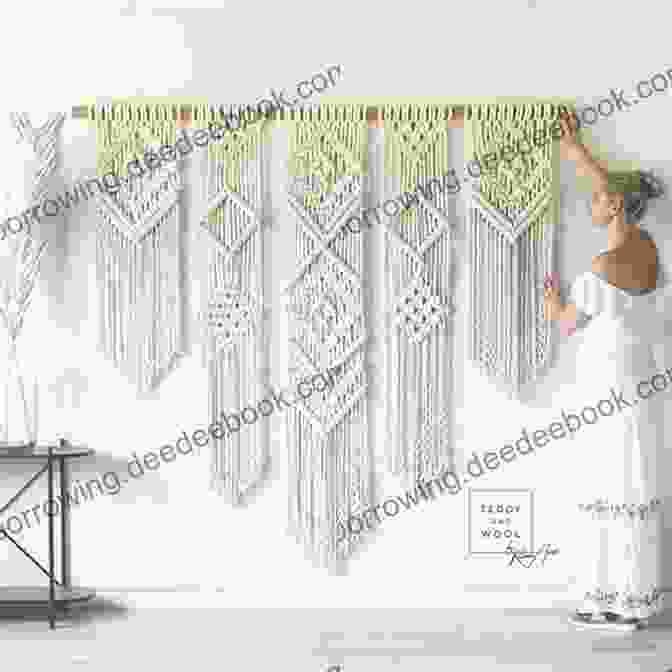 Macrame Wall Hanging Showcasing The Spiral Pattern The DIY Macrame Guide: Tips For All The DIYers