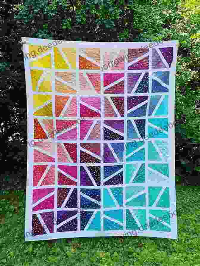 Modern Quilt With Bold Geometric Patterns And Unconventional Color Combinations, Showcasing The Innovative Spirit And Contemporary Aesthetics Of Modern Quilting. The Love Of Quilting: Ultimate Designs That Sing For Spring