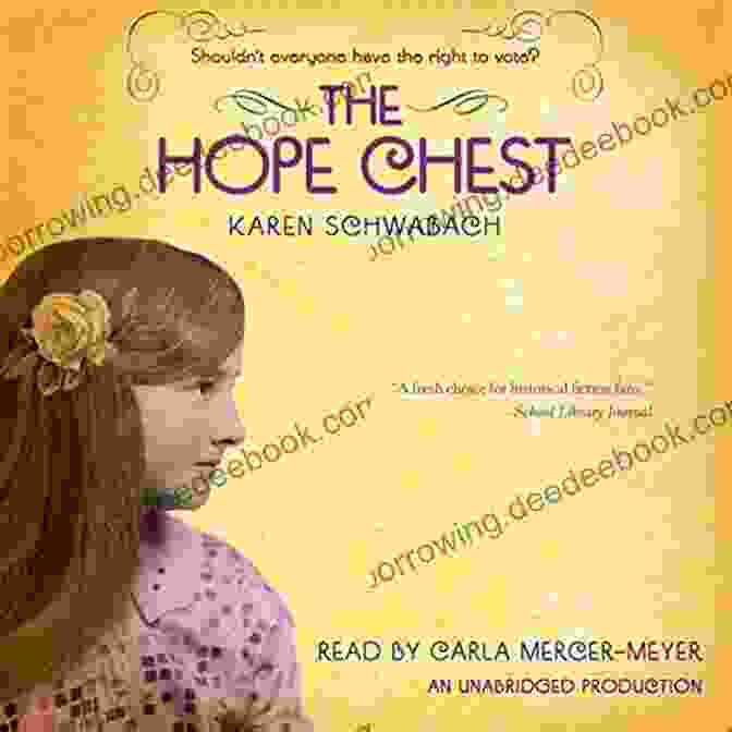 The Hope Chest Novel Cover With A Woman Holding An Antique Hope Chest The Hope Chest: A Novel (The Heirloom Novels)