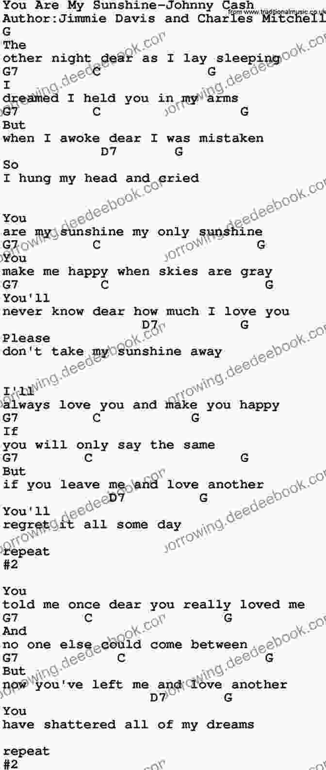 You Are My Sunshine By Johnny Cash First 50 Country Songs You Should Play On The Piano
